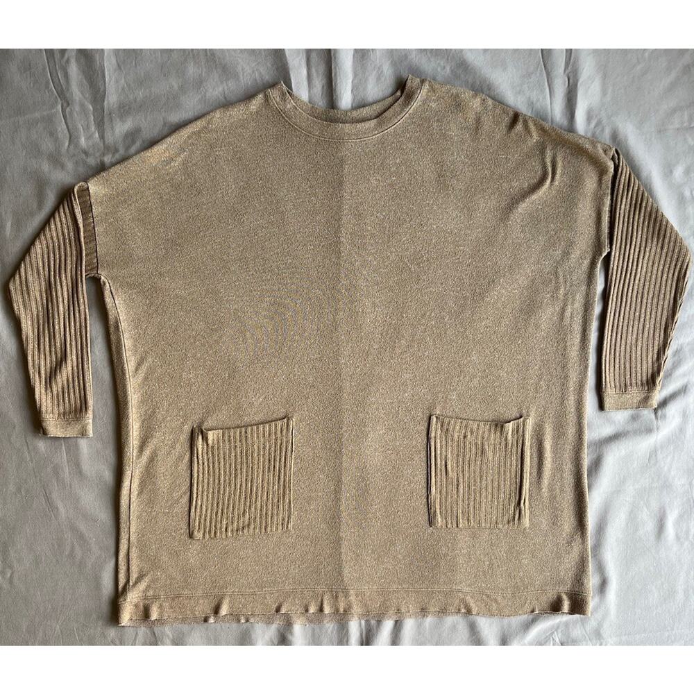 Mono B Sweater Women’s S/M Oversized Fitted Sleeve Pockets Soft Lounge Warm